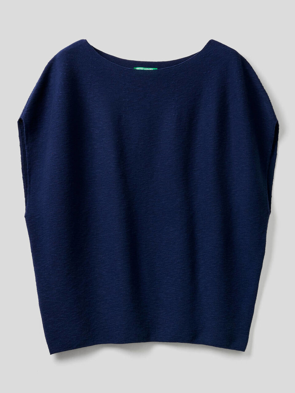 100% cotton short sleeve sweater image number 1