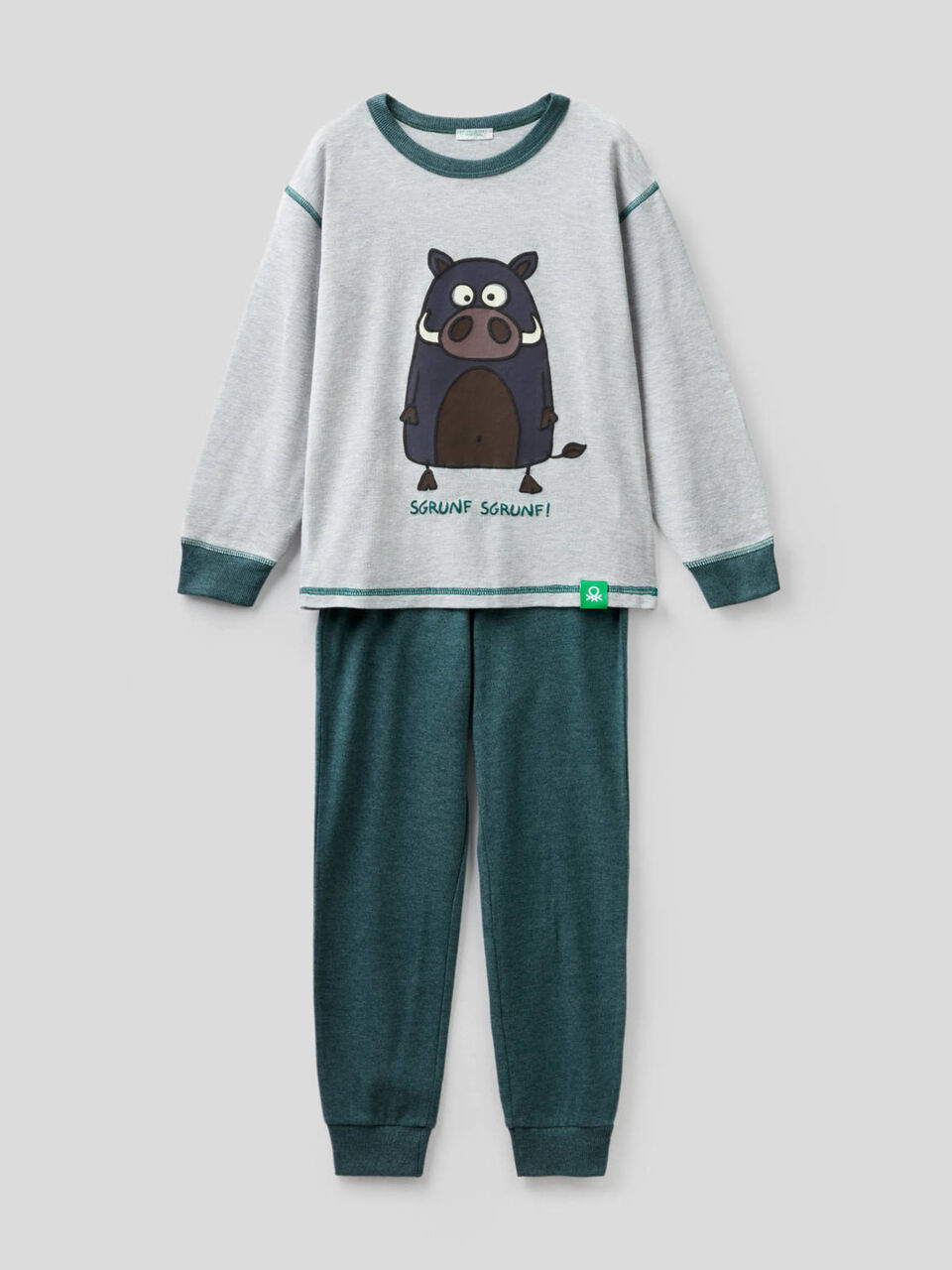 Pyjamas with animal print image number 1