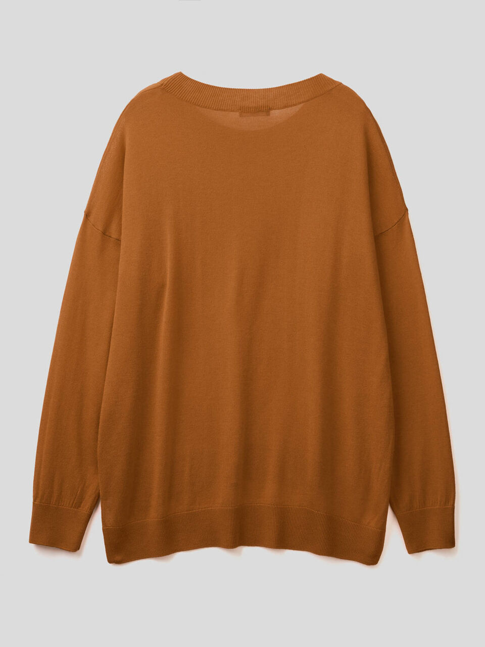 Relaxed fit sweater with slits image number 2