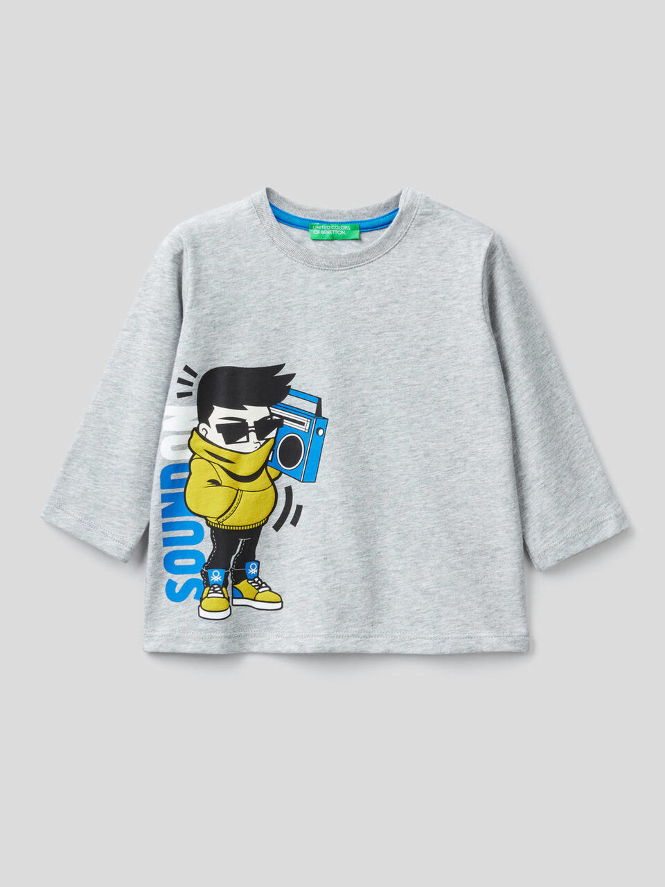 Organic cotton t-shirt with print image number 1