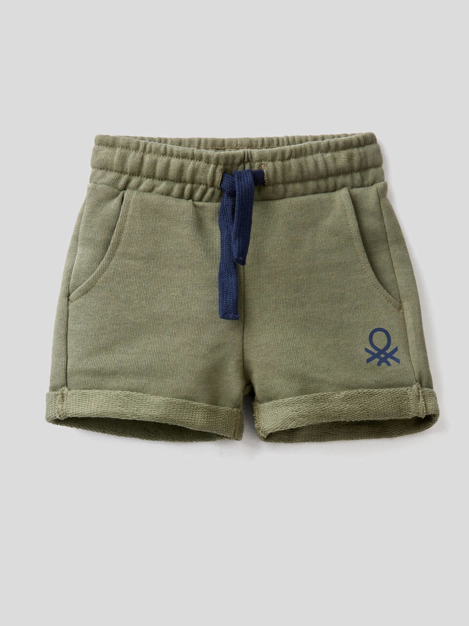 Shorts in 100% cotton sweat image number 1