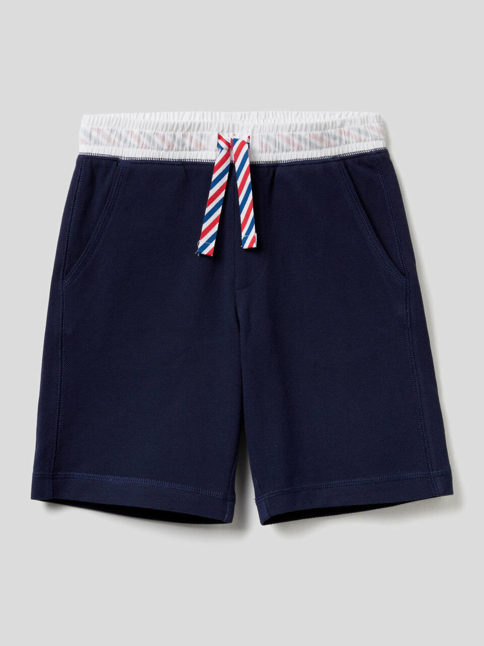 Cotton bermudas with drawstring image number 1