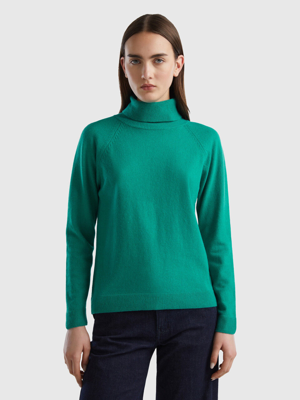 Benetton maglione on sale collo alto