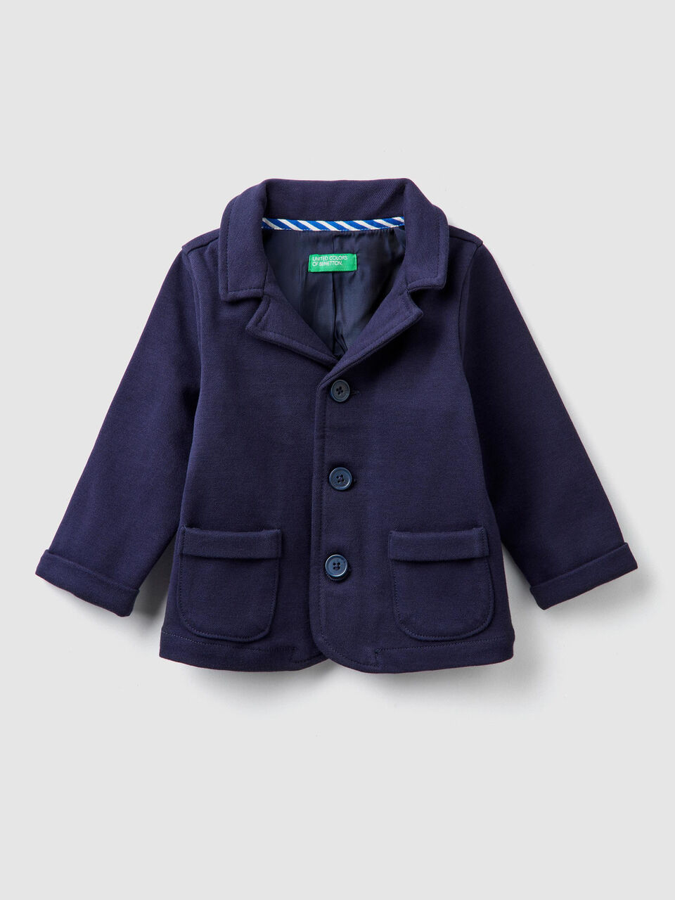 Stretch cotton blazer image number 1