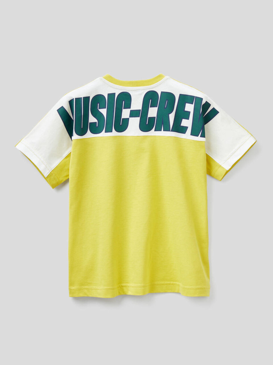 100% cotton t-shirt with slogan image number 2