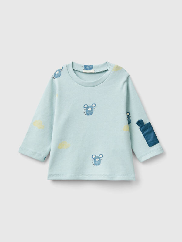 T-shirt with mouse print New Born (0-18 months)