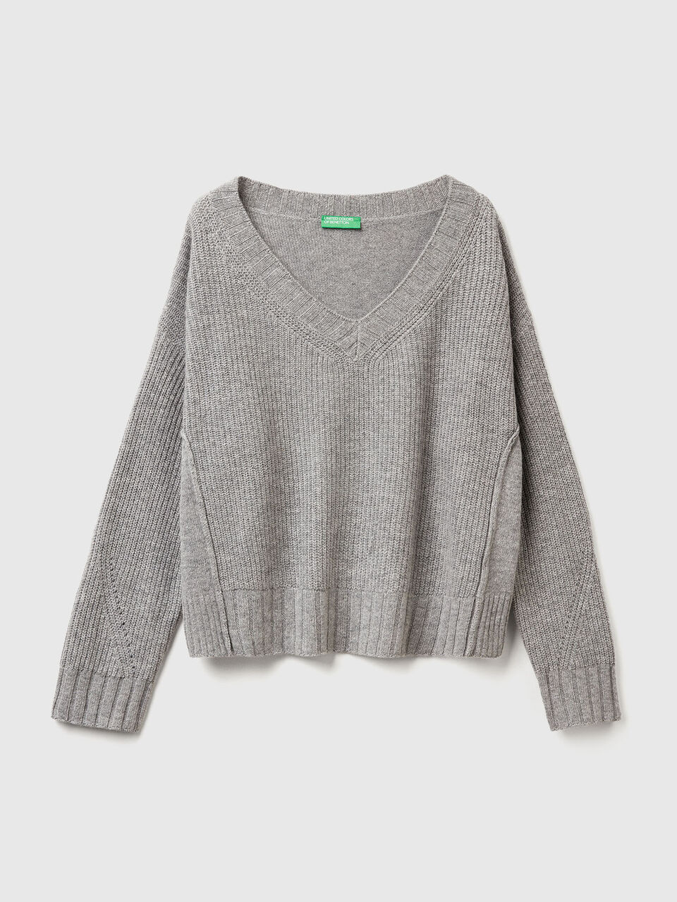 V NECK SWEATER L/S Women image number null