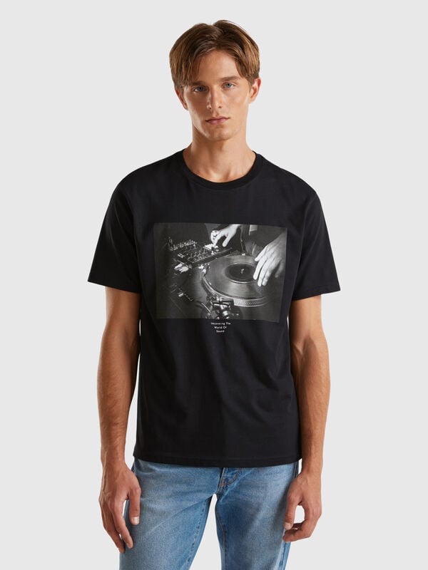 T-shirt with photographic print Men