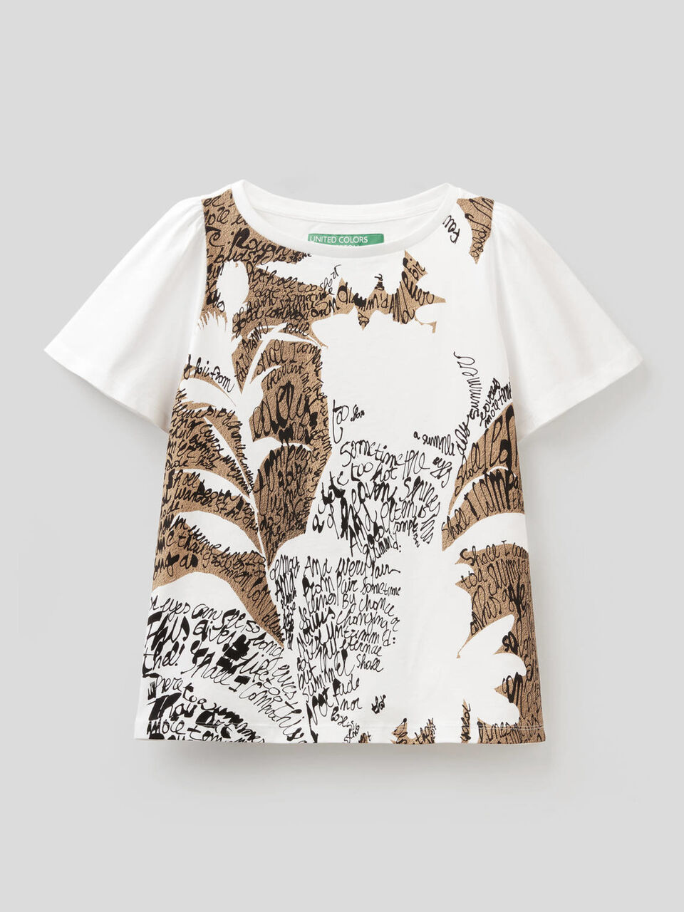 Organic cotton t-shirt with print image number 1