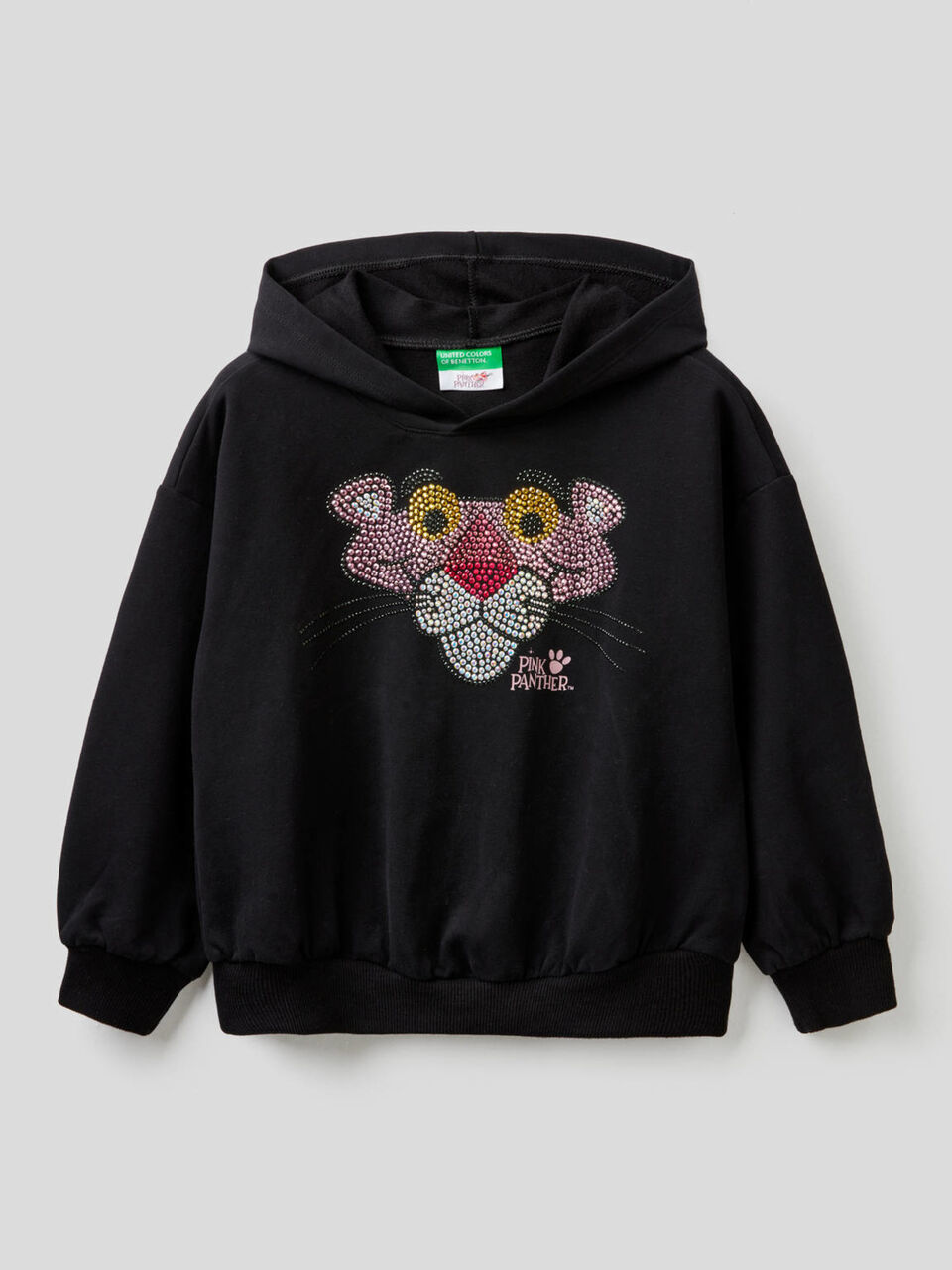 Pink Panther sweatshirt with rhinestones image number 1
