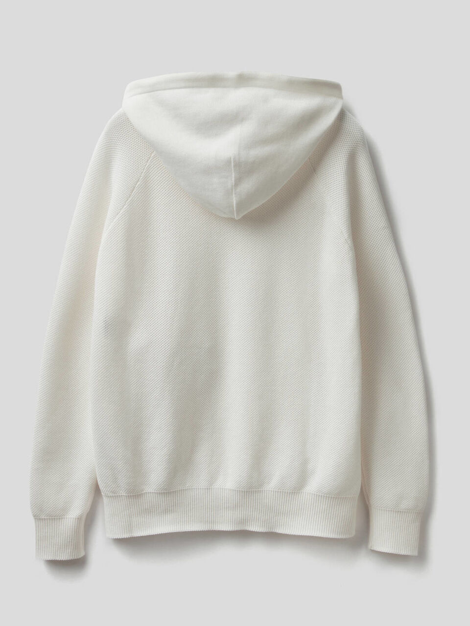 Sweater hood in cotton tricot image number 2