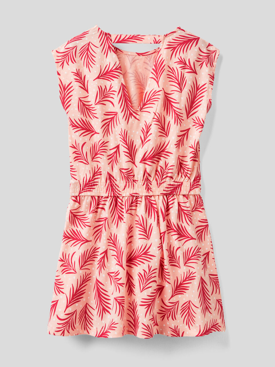 Printed dress in pure cotton image number 2