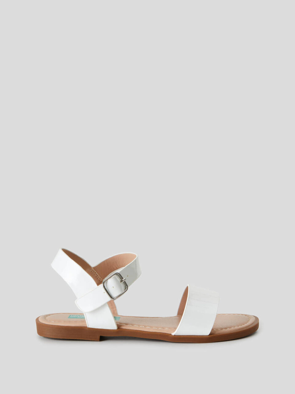 Flat sandals with strap image number 1