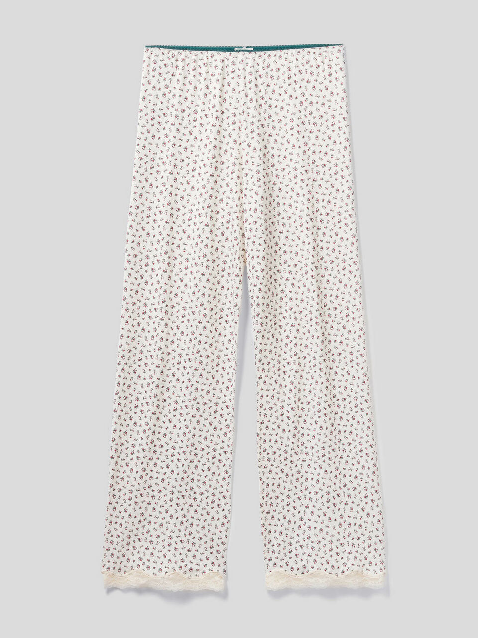 Patterned trousers in sustainable viscose image number 1