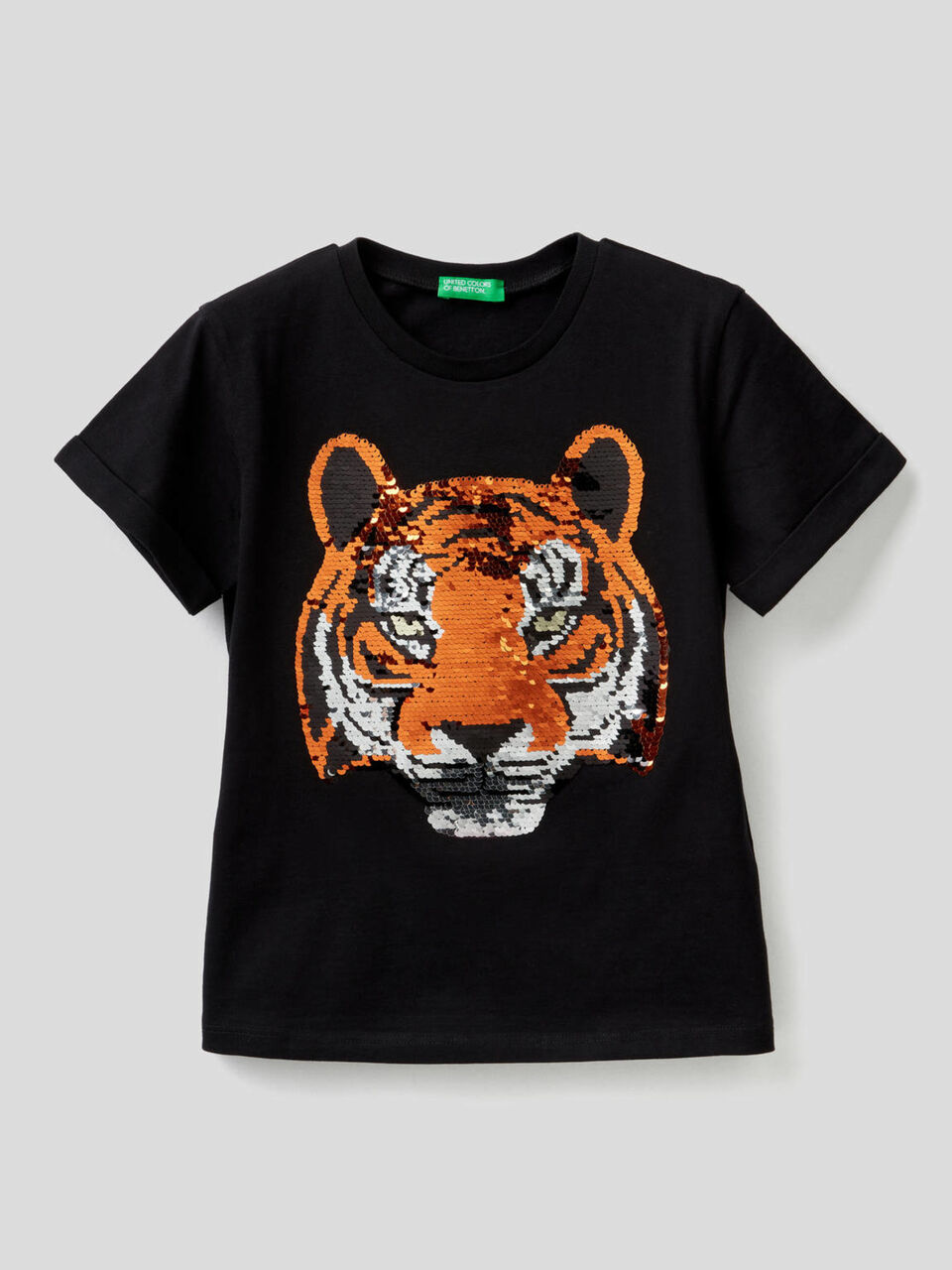 T-shirt with sequins image number 1