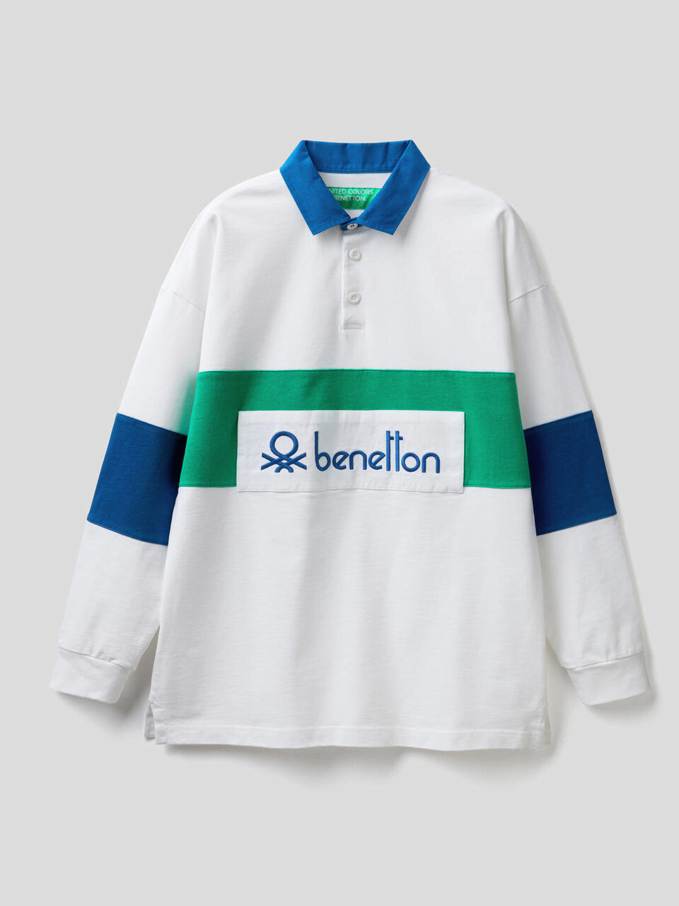 Rugby polo in organic cotton image number null