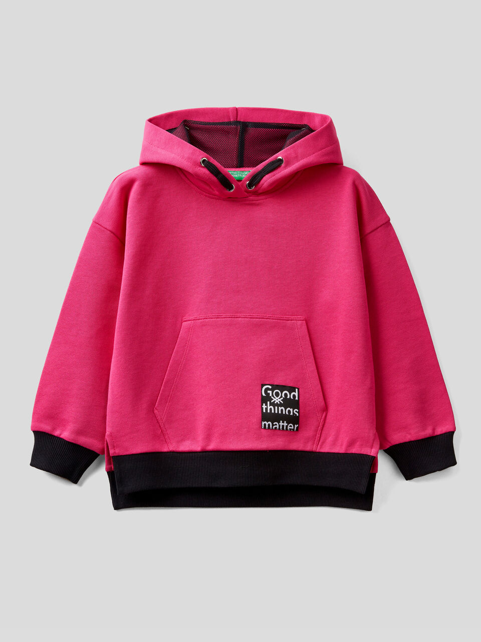 Oversize sweatshirt with hood image number 1