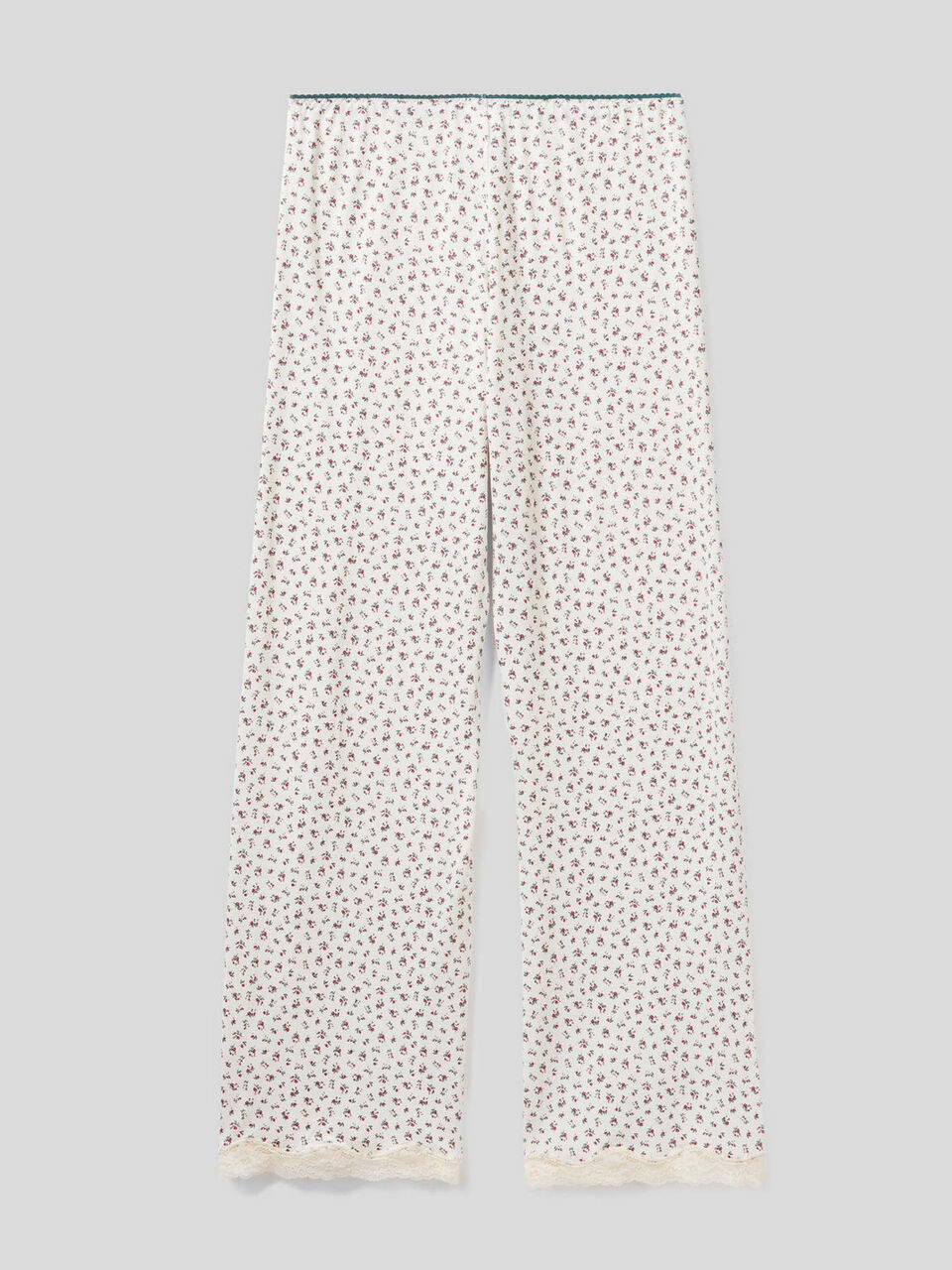 Patterned trousers in sustainable viscose image number 2