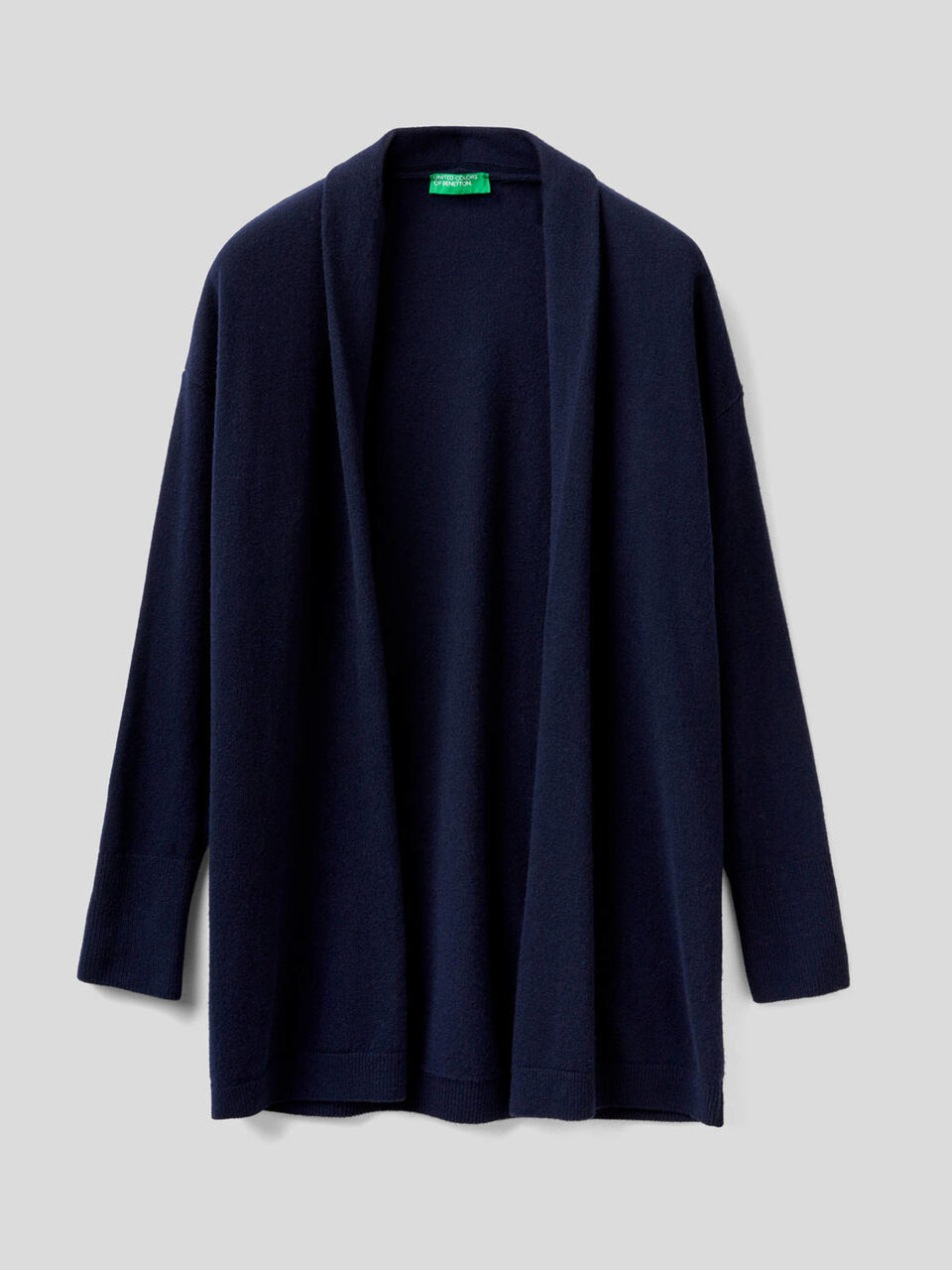 Long cardigan with shawl collar image number 1