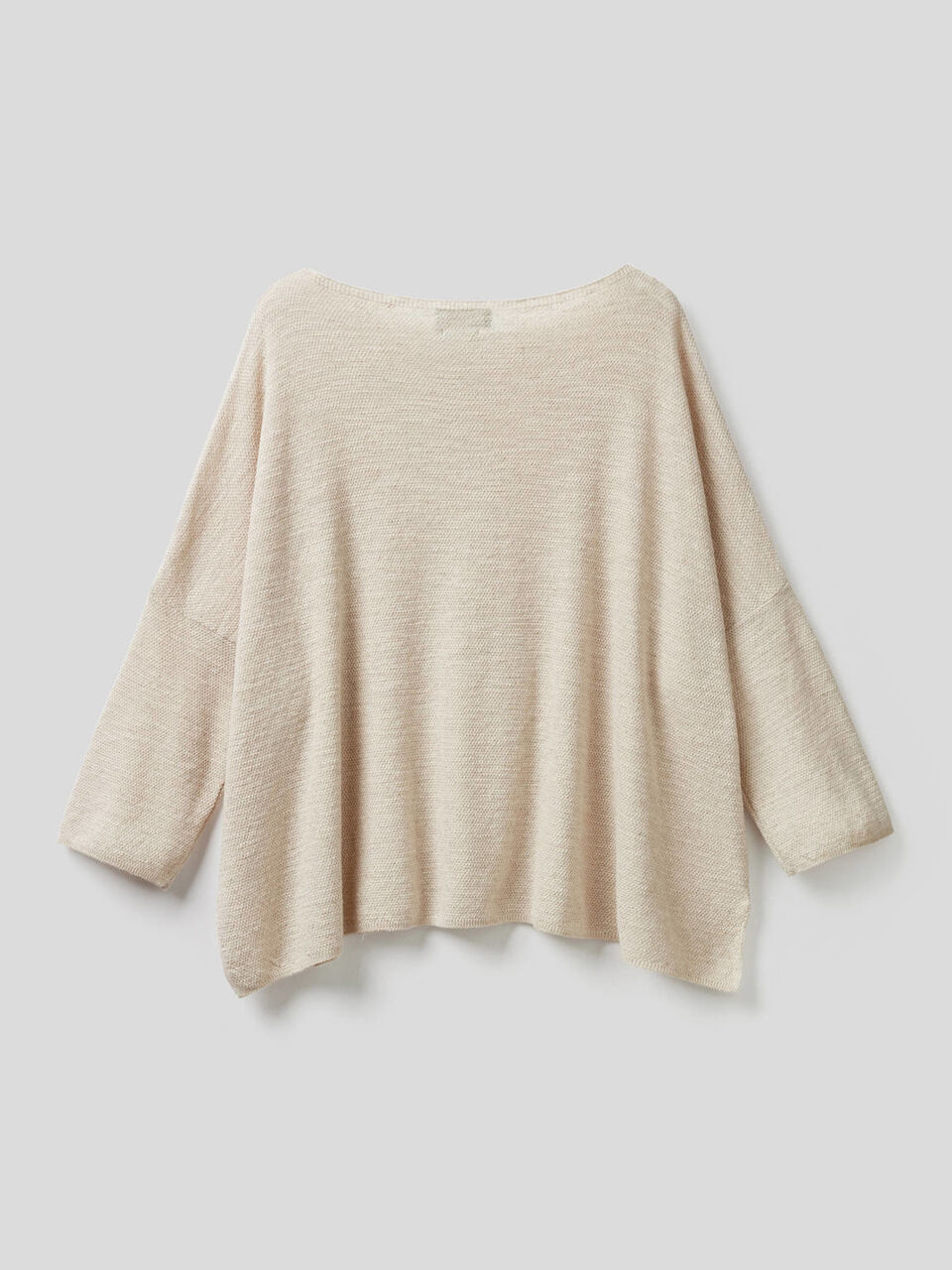 Knit sweater with boat neck image number 2