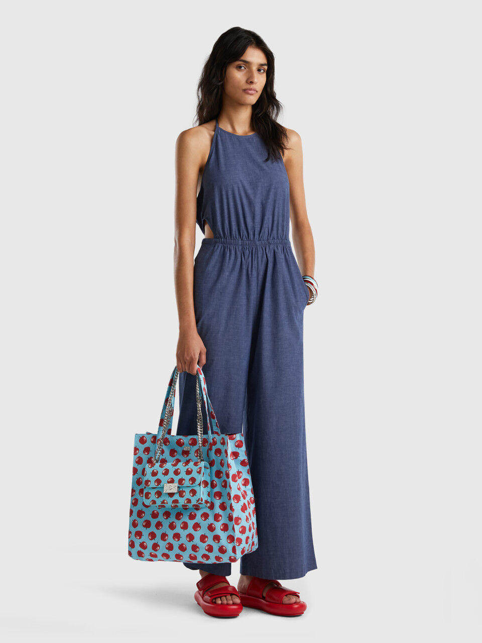 Jumpsuit in chambray