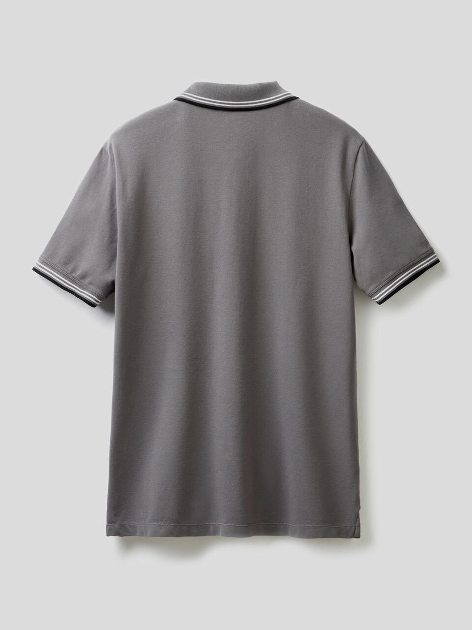 Short sleeve stretch cotton polo image number null