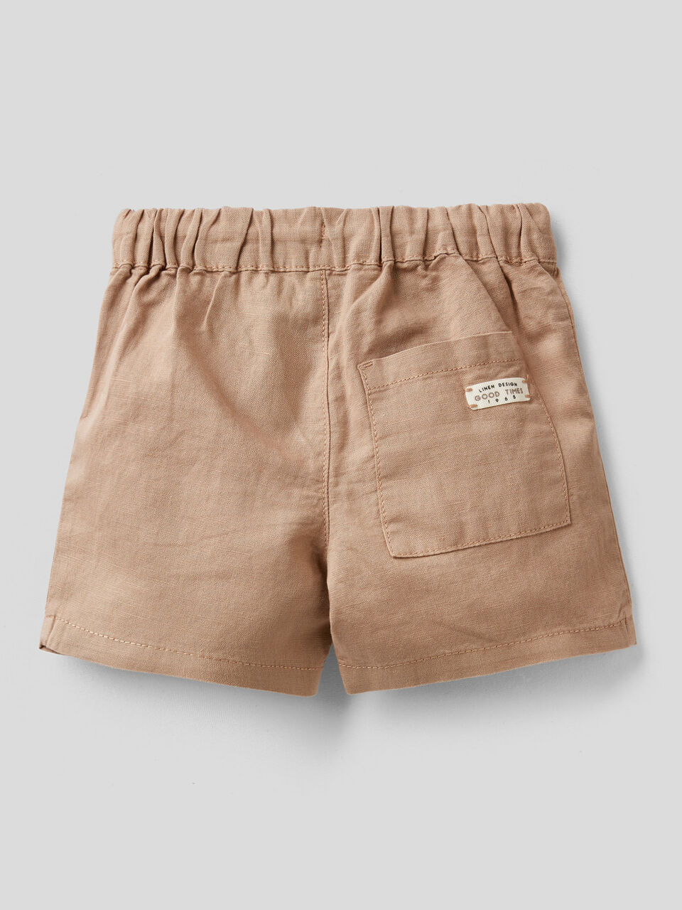 Shorts in linen blend image number 2