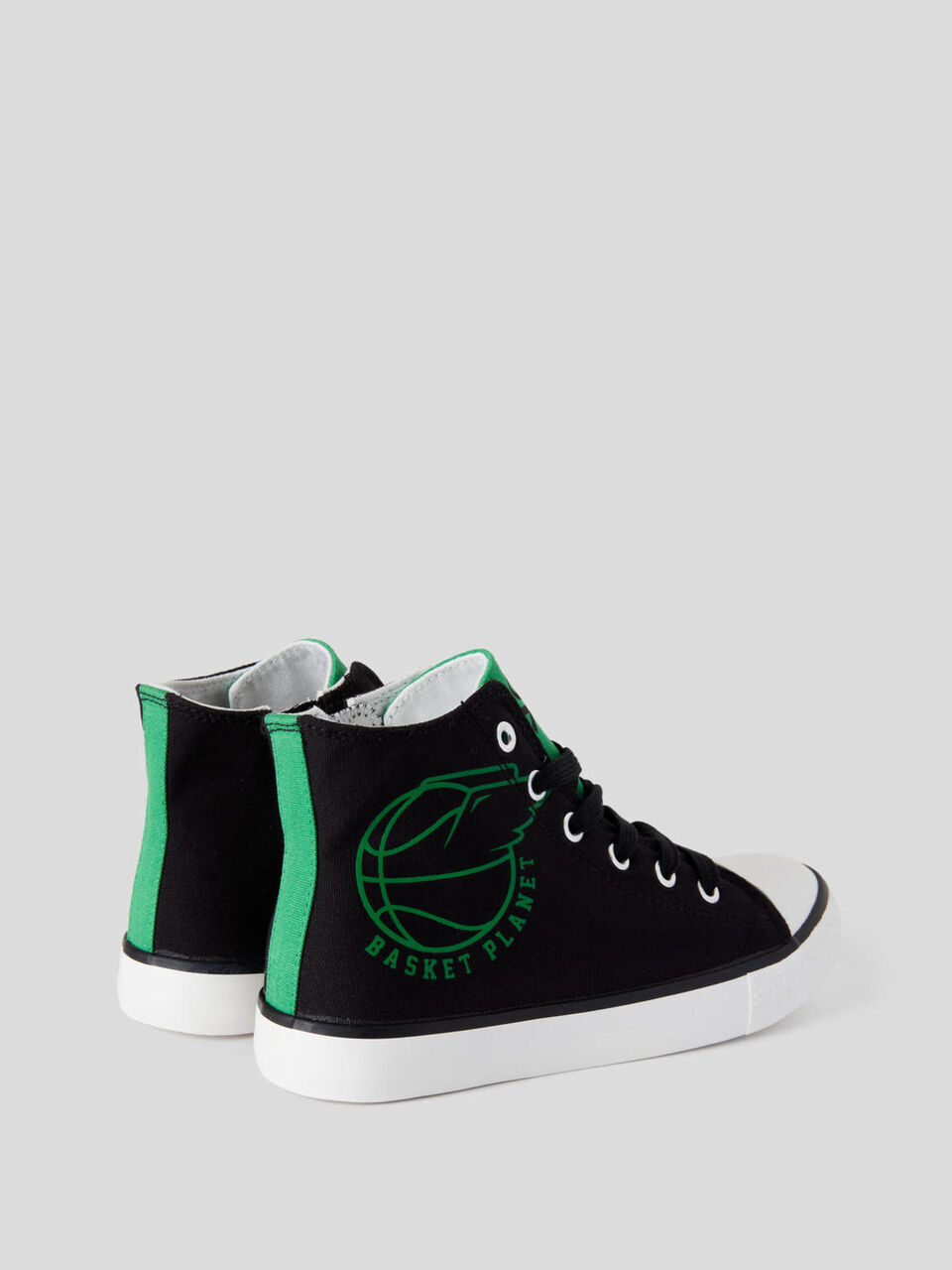 High-top sneakers with print image number 2