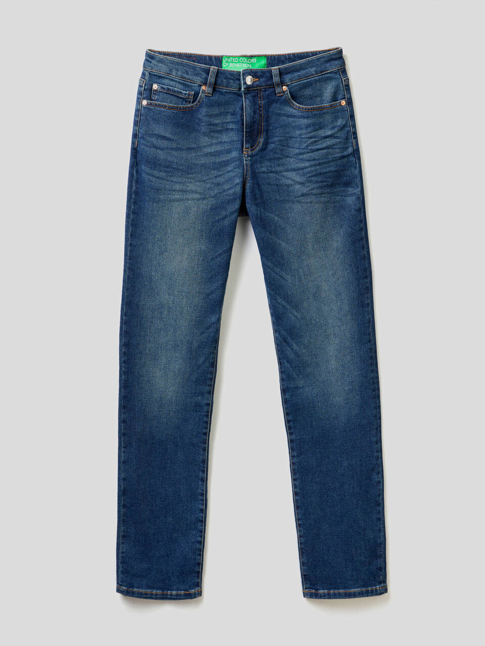 Slim fit straight leg jeans image number null