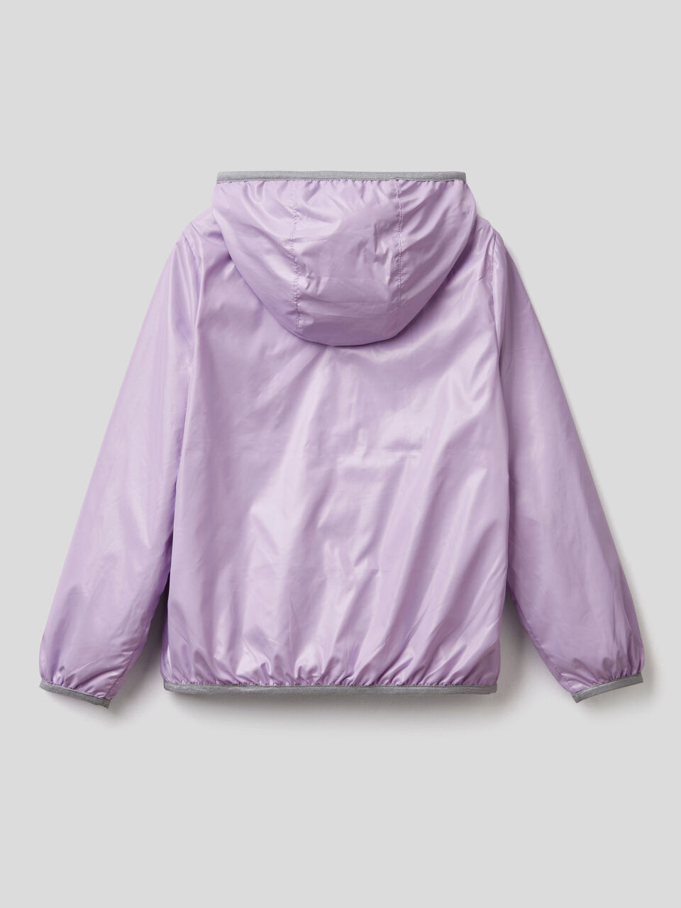 Jacket with hood in technical fabric image number 2