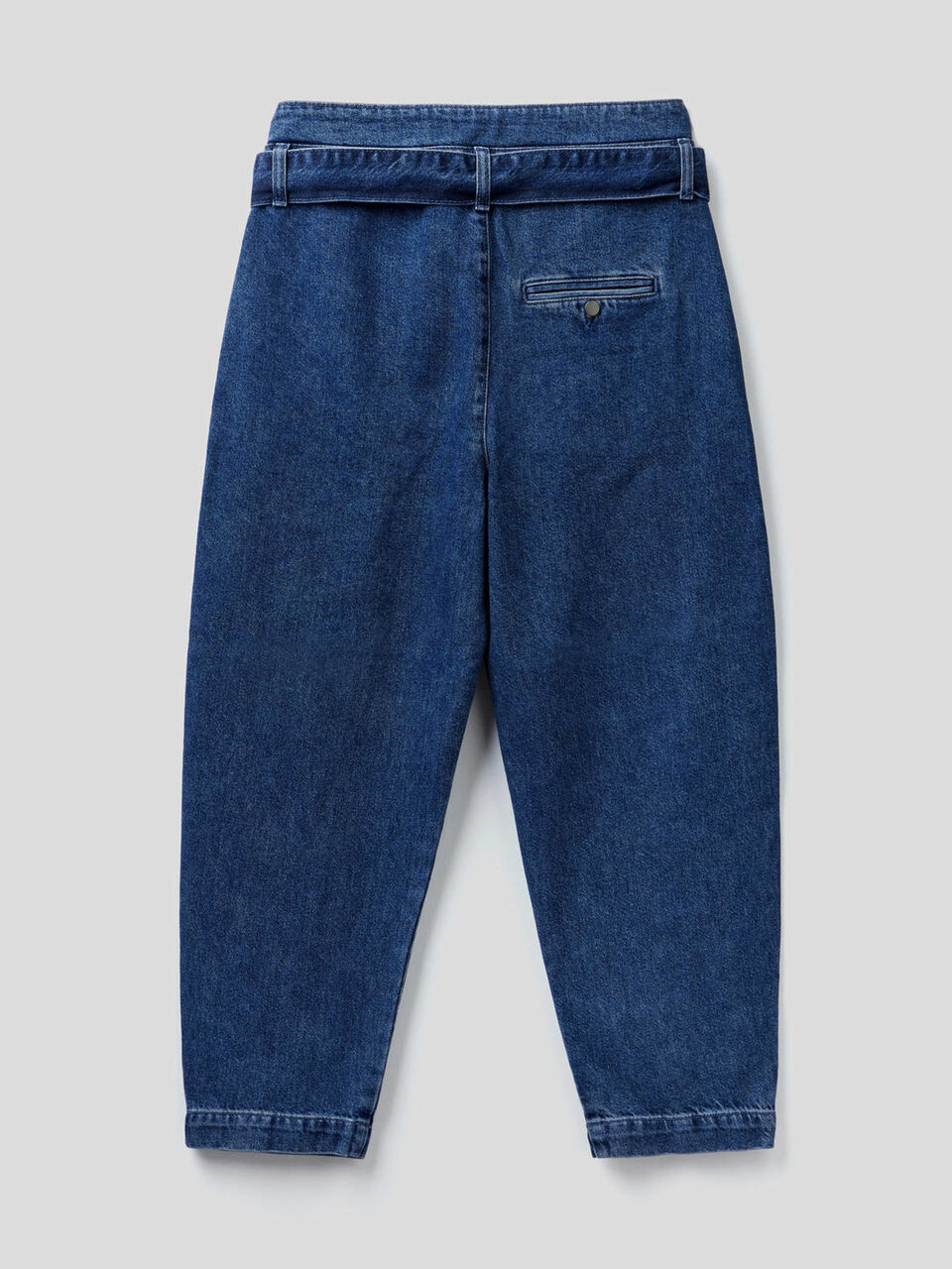 Paperbag jeans in 100% cotton image number 2