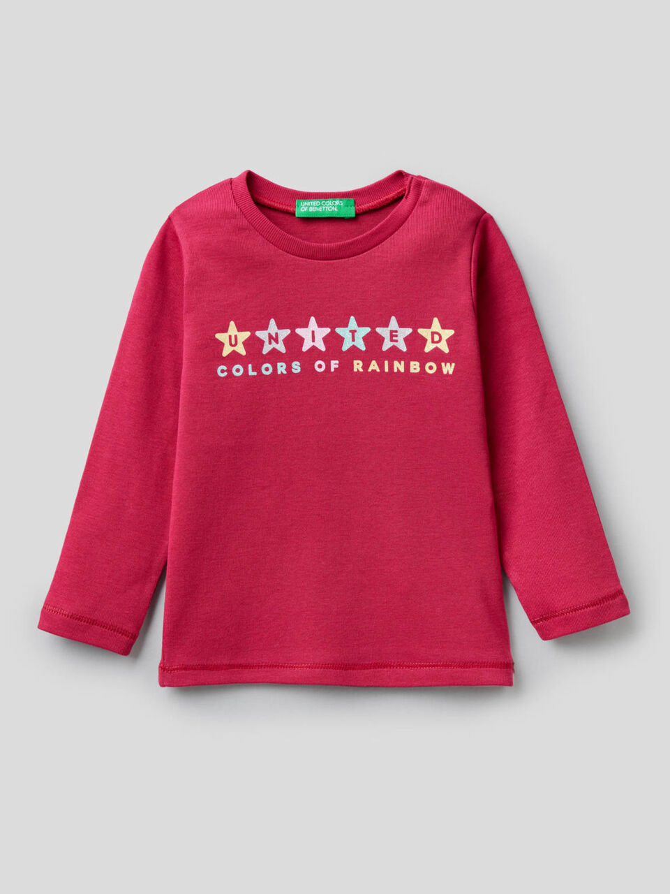 Long sleeve 100% organic cotton t-shirt image number 1