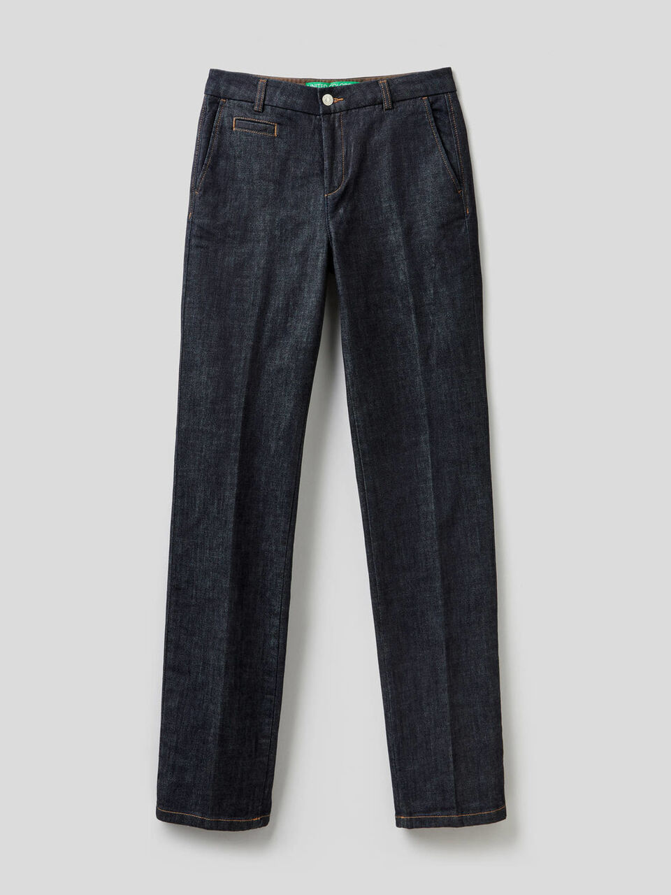 Stretch denim chinos image number null