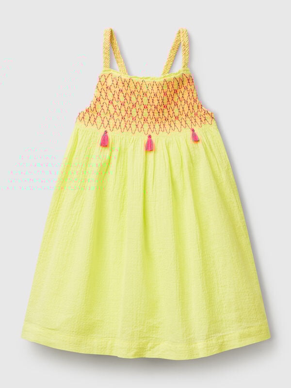 Dress with neon tassels Junior Girl
