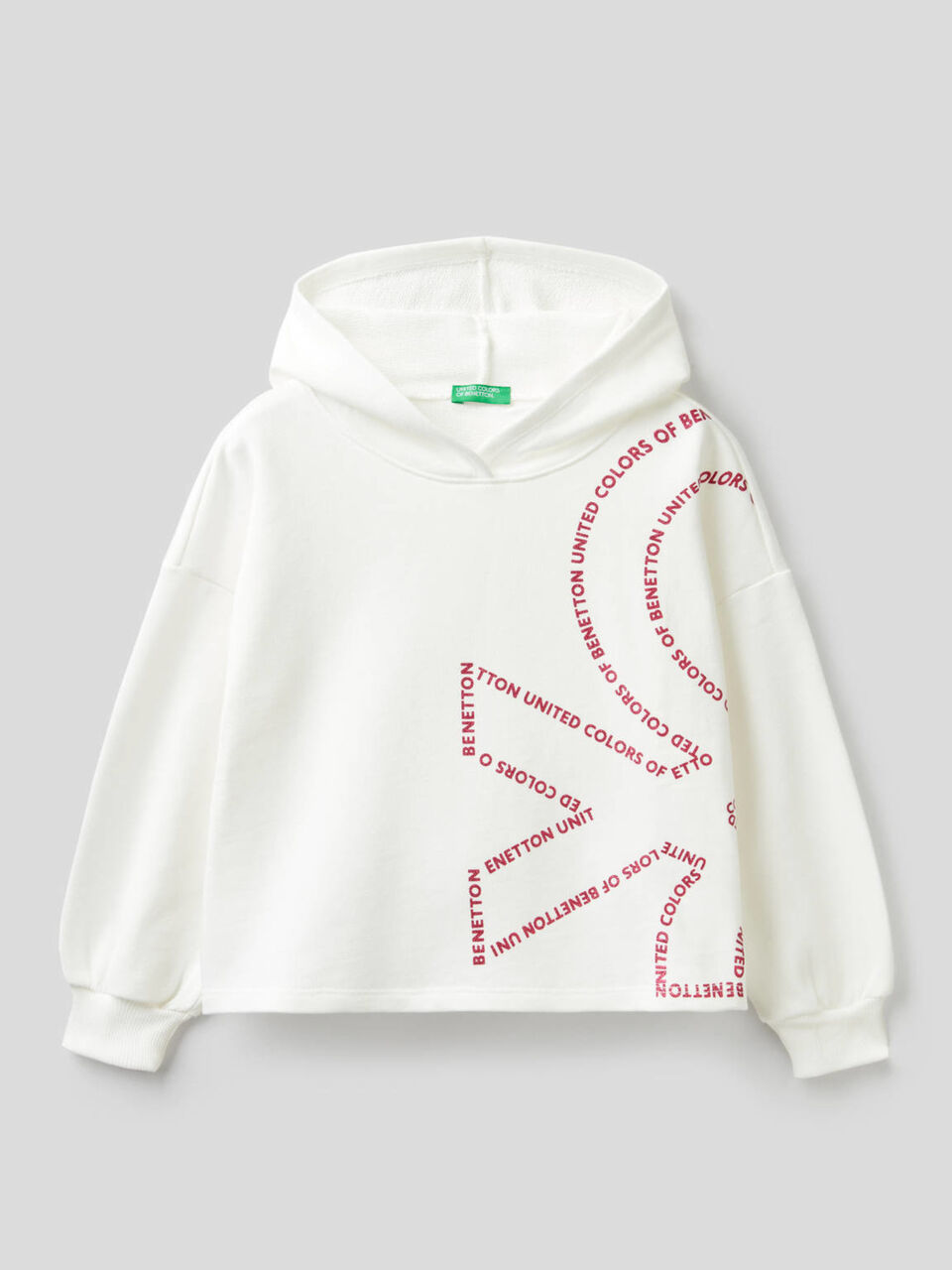 Boxy sweatshirt in 100% cotton image number 1