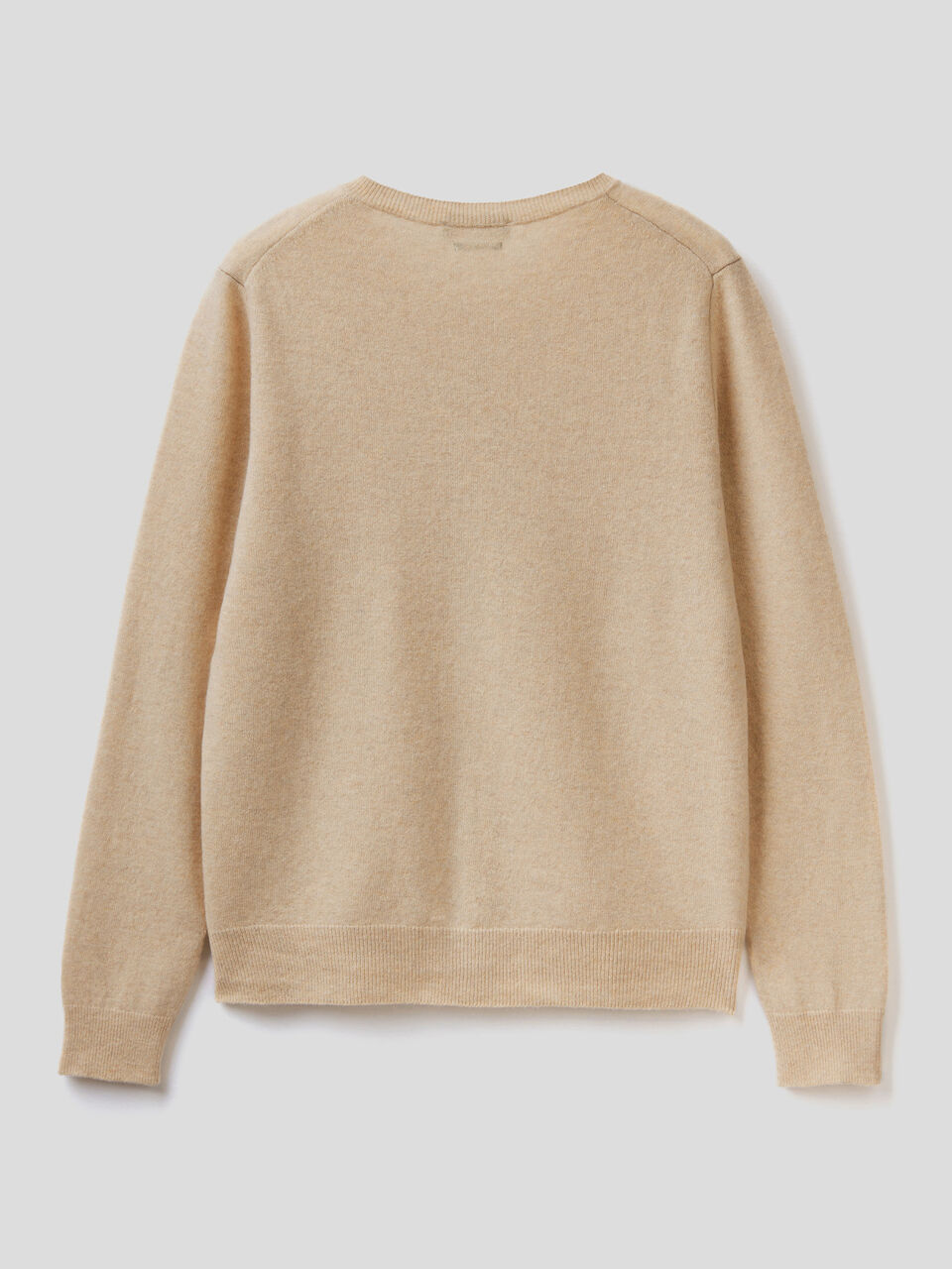 beige crew neck sweatshirt women's