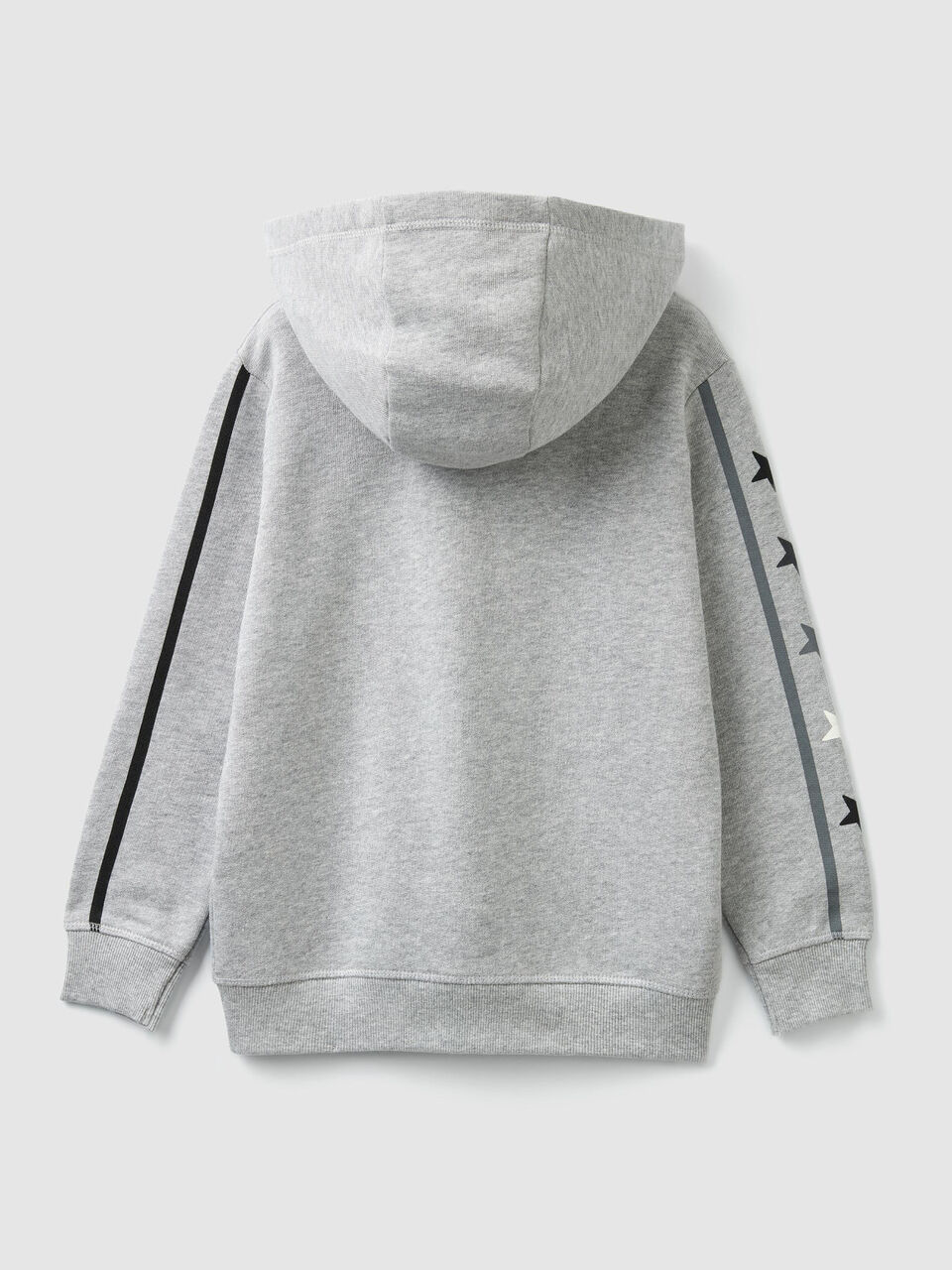 Zip-up sweatshirt with prints image number 2