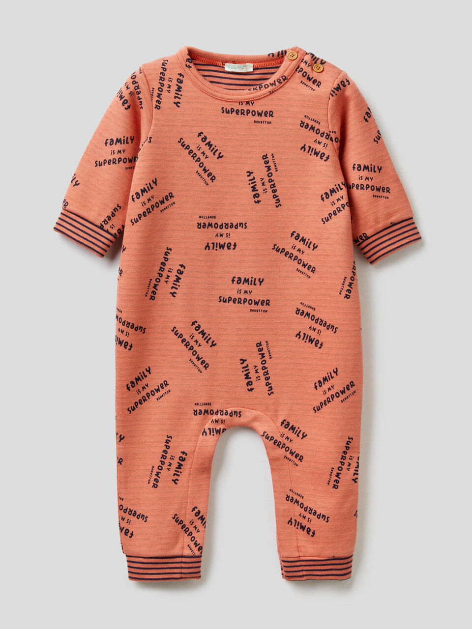 Onesie in stretch organic cotton image number 1