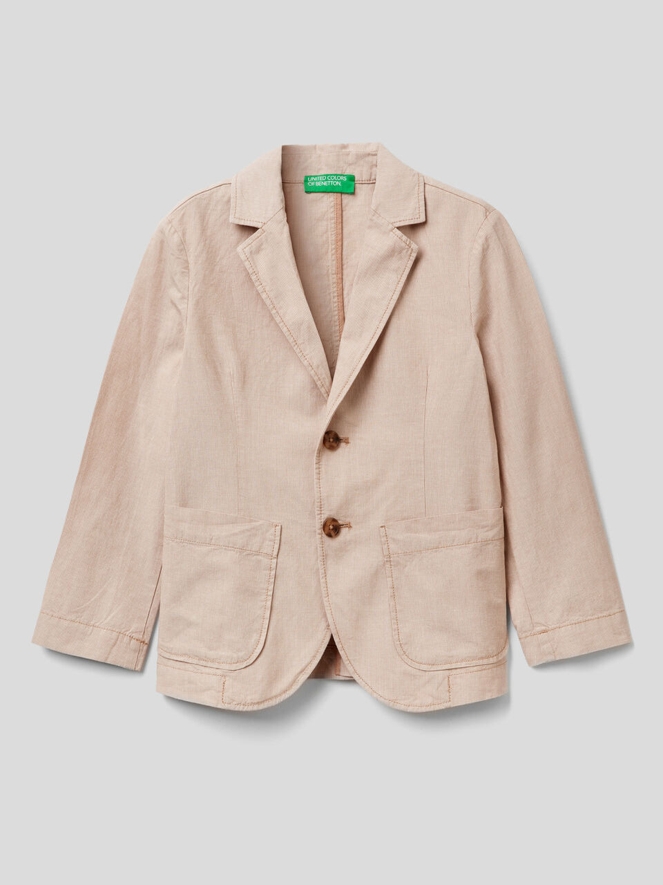 Blazer in linen blend image number 1
