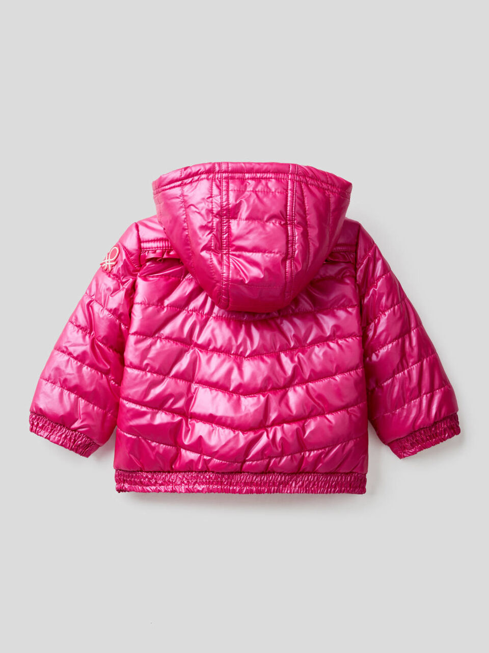 Padded jacket with rouches image number 2