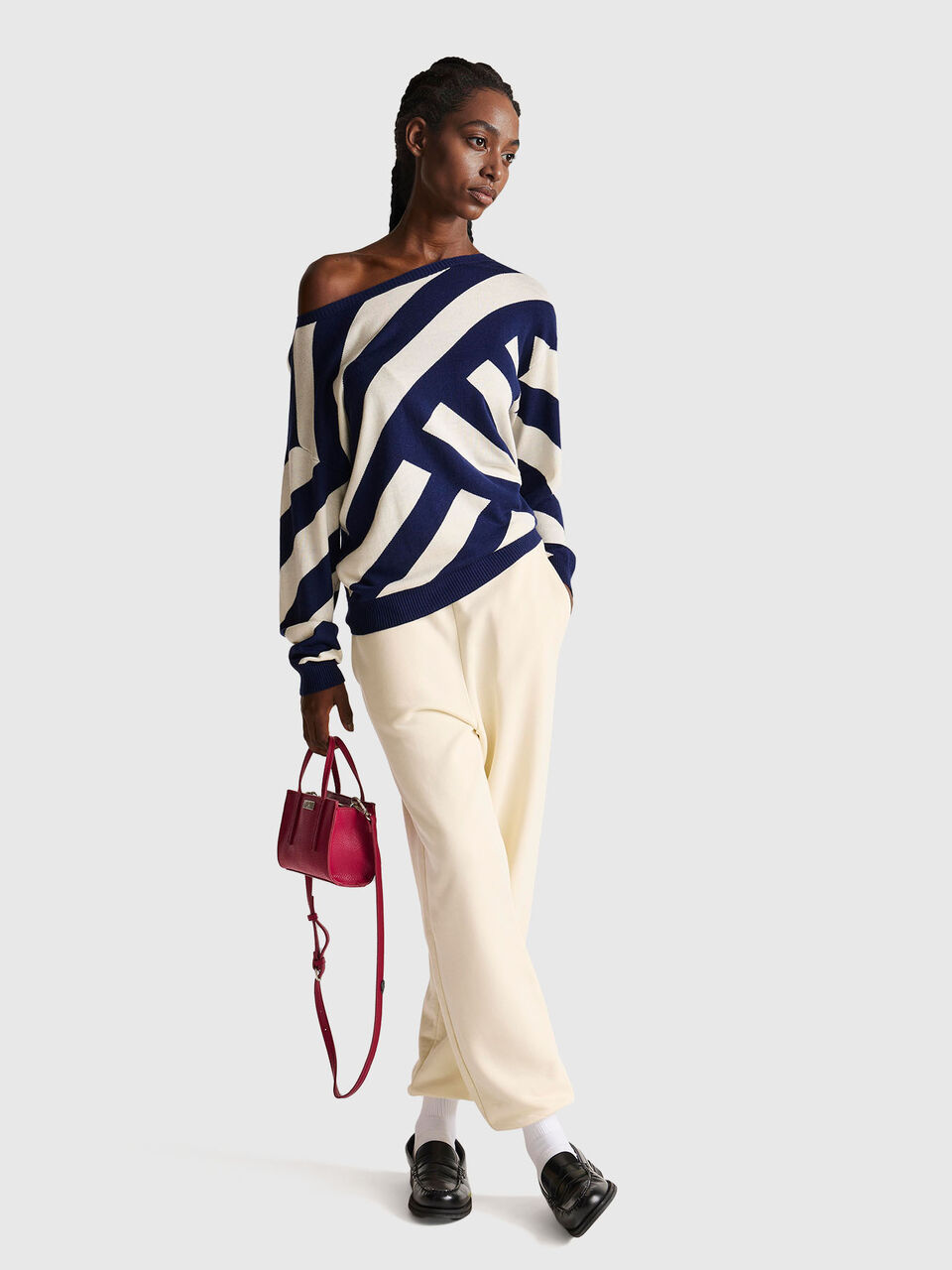BOAT-NECK SWEAT.L/S Women image number null