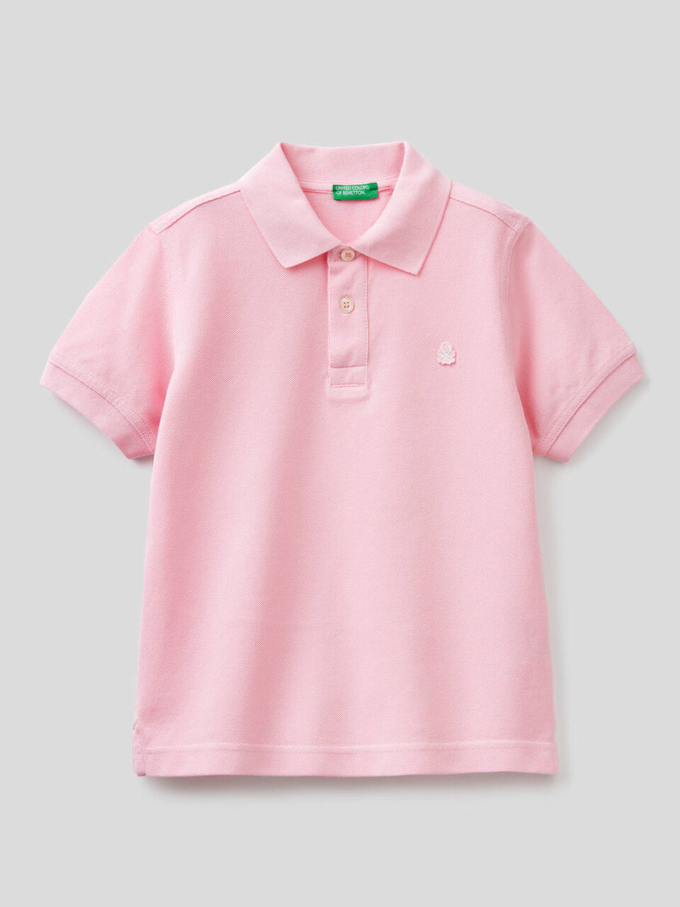 Polo in pure cotton pique image number 1