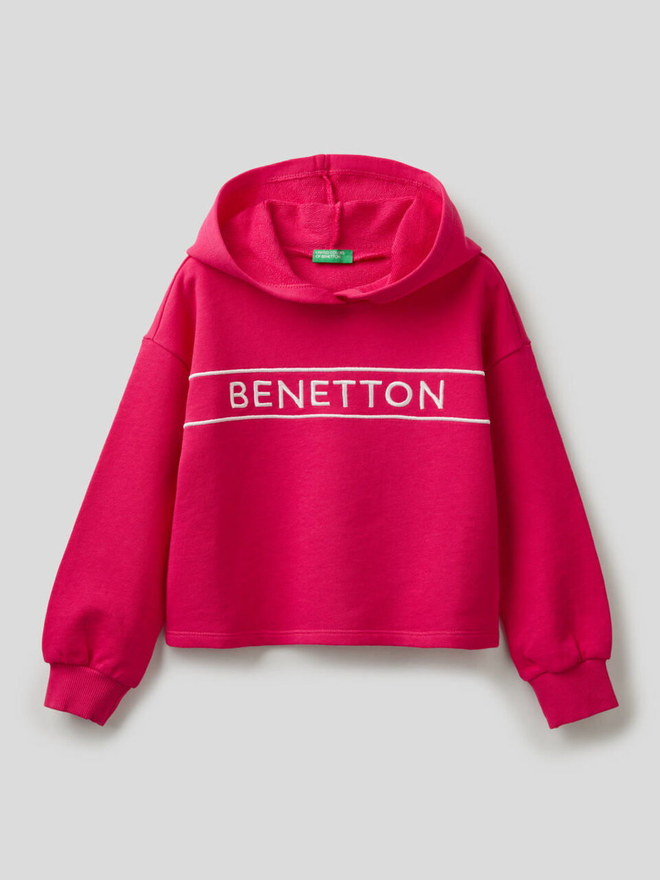 Sweatshirt in cotton with embroidered logo image number 1