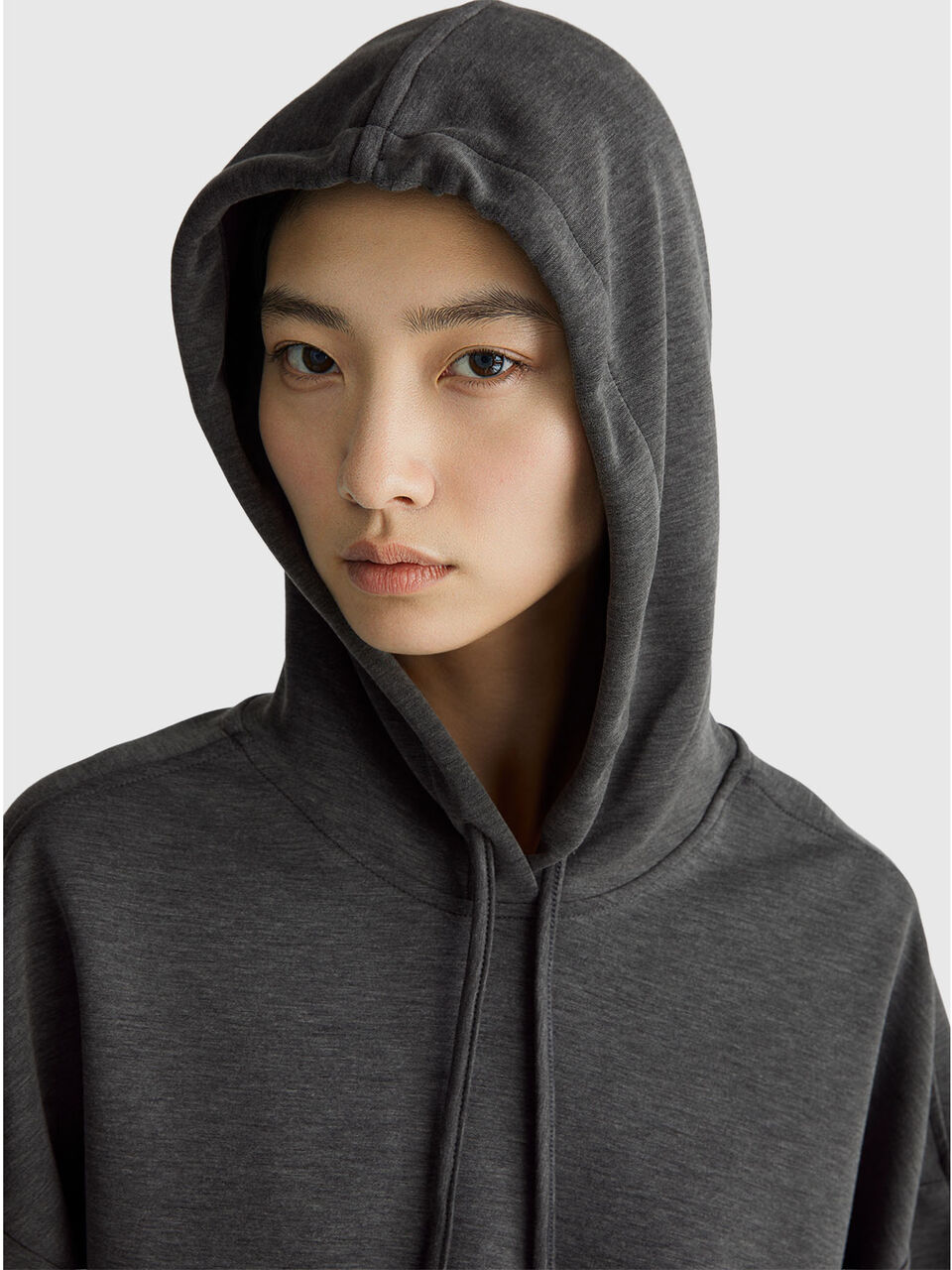 SWEATER W/HOOD Women image number null