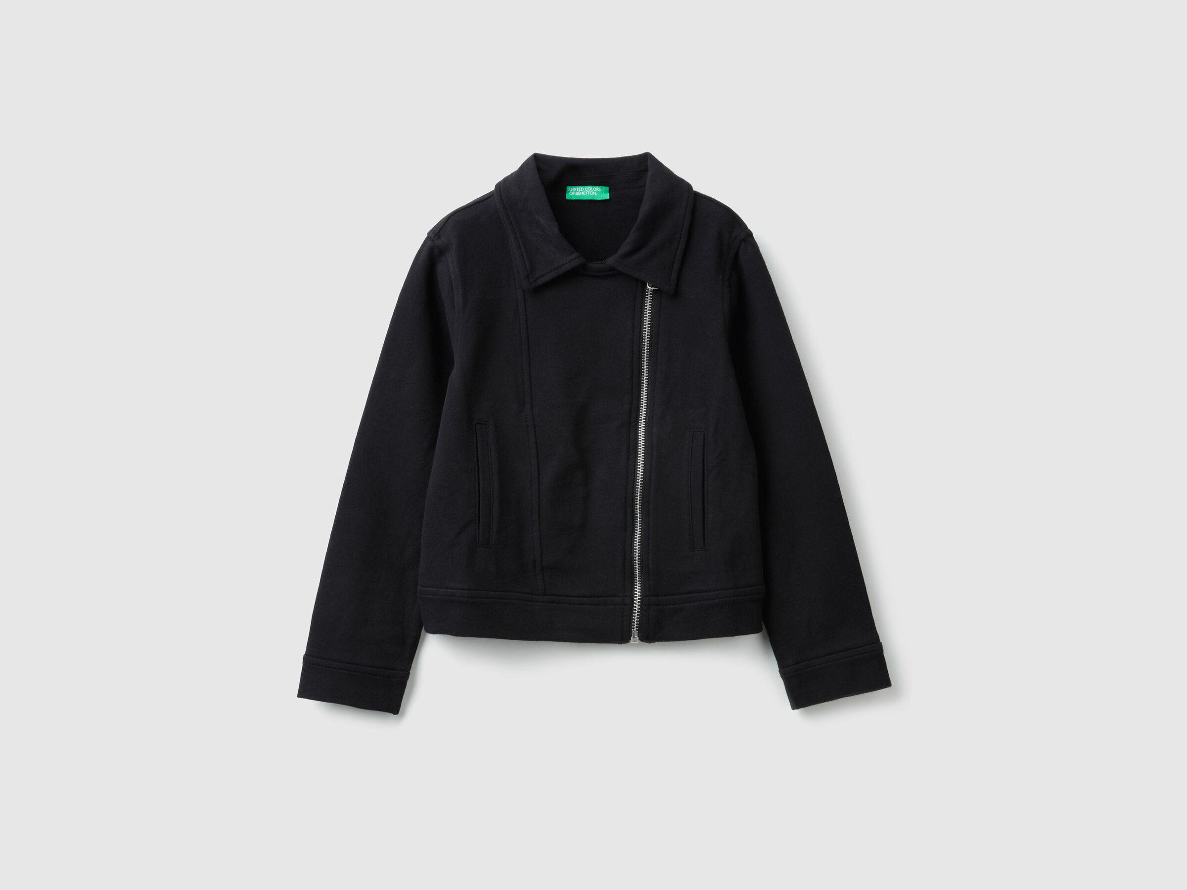 Zip-up sweat jacket image number null