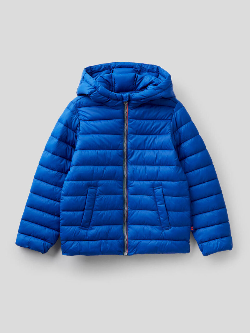 Jacket with hood in technical fabric image number null