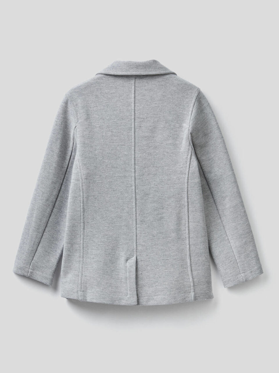 Sweat blazer in 100% cotton image number 2