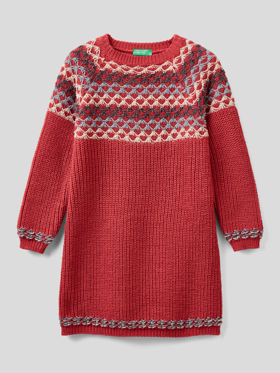 Warm knit dress