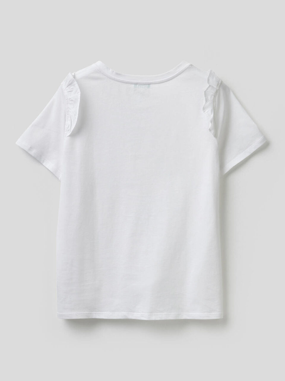 T-shirt in 100% cotton with rouches image number 2