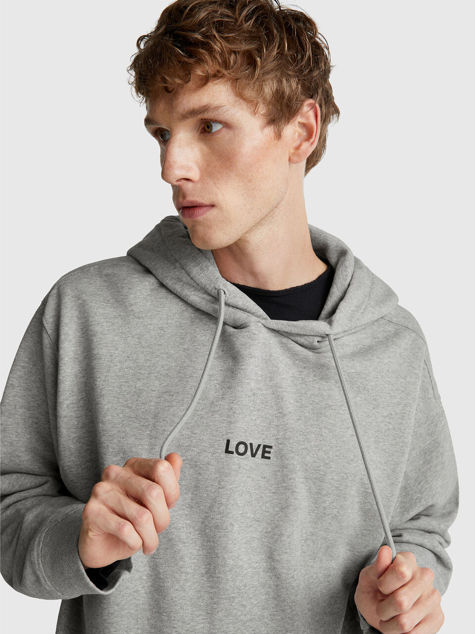 SWEATER W/HOOD Men image number null